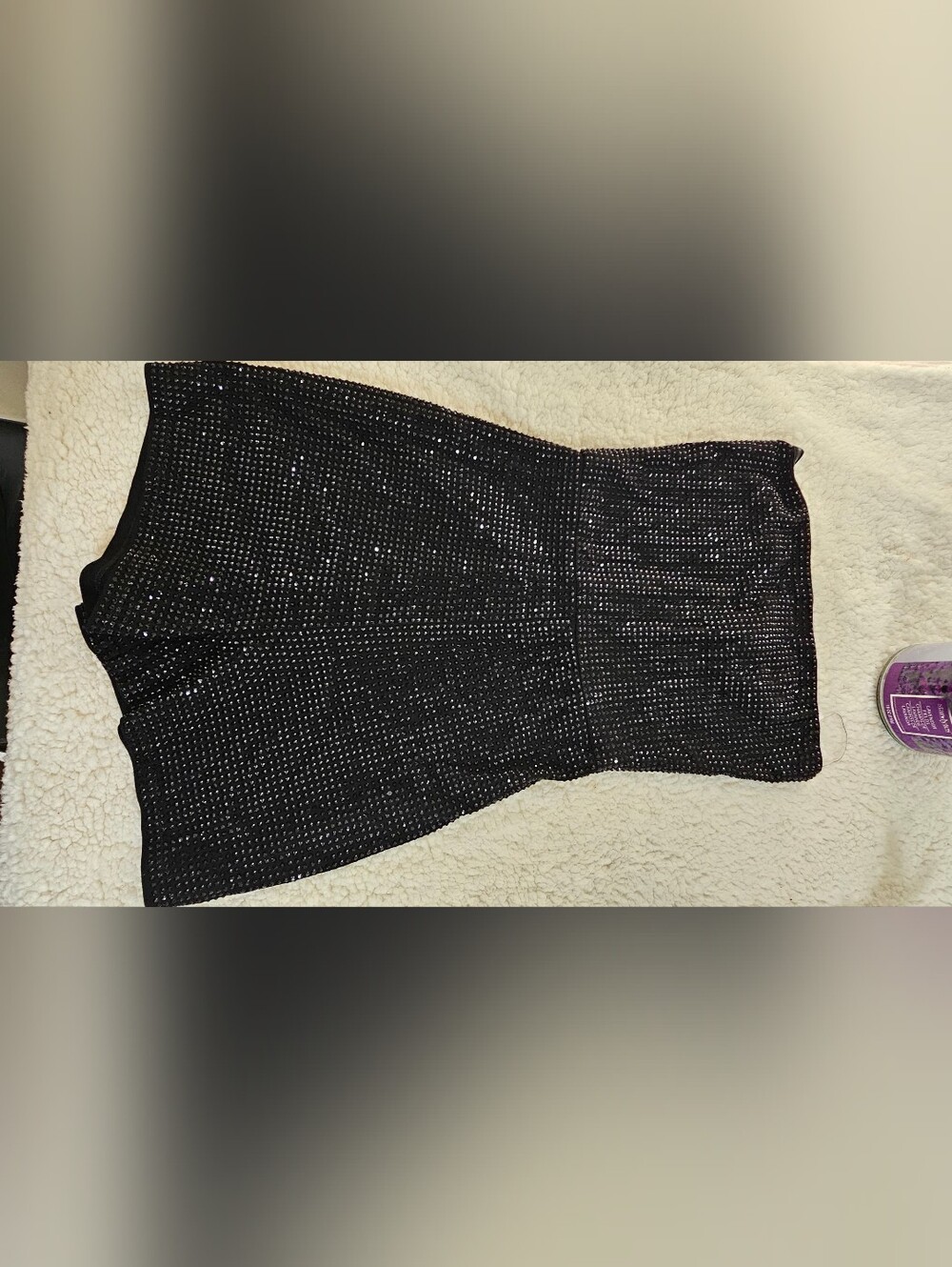 Windsor Black Rhinestone Pencil Skirt